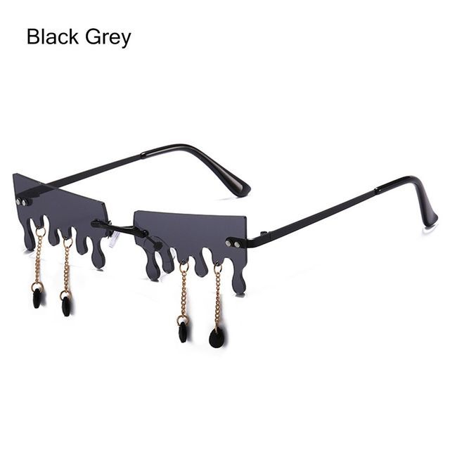 Women's Fashion Butterfly Rimless Sunglasses