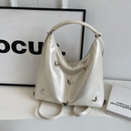 Women's Large Designer Leather Crossbody Shoulder Bag