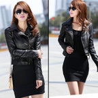 Women's PU Leather Autumn Jacket
