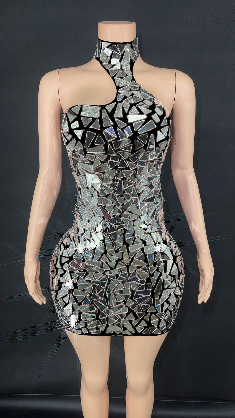 Sequin Gauze Party Evening Dress