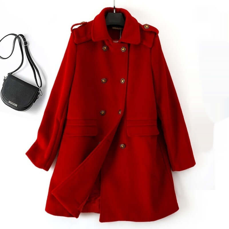 Double Breasted Coat For Women