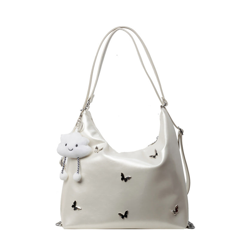 Women's Large Designer Leather Crossbody Shoulder Bag