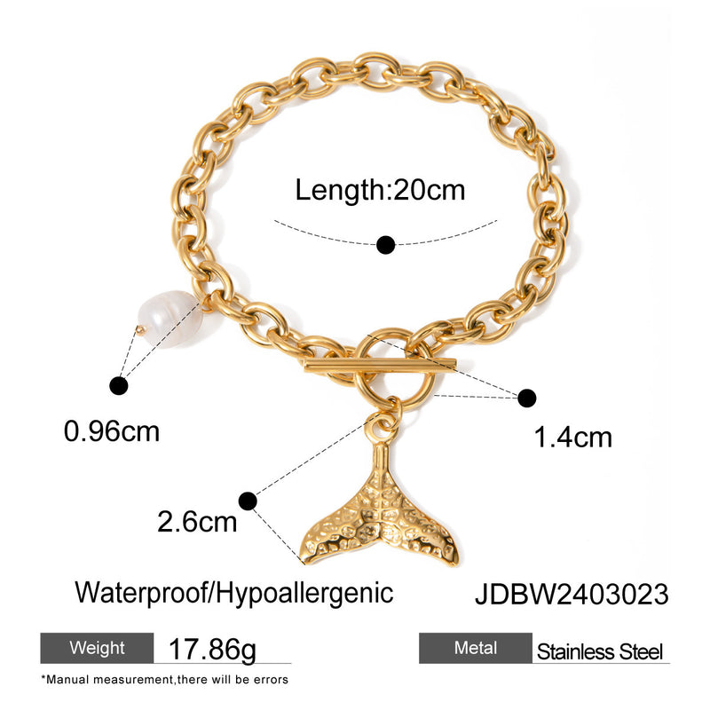 Stainless Steel Starfish Beach Bracelet for Women
