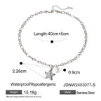 Stainless Steel Starfish Beach Bracelet for Women