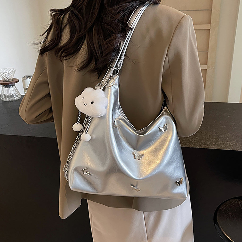 Women's Large Designer Leather Crossbody Shoulder Bag