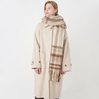 Classic European & American Plaid Cashmere-Feel Scarf