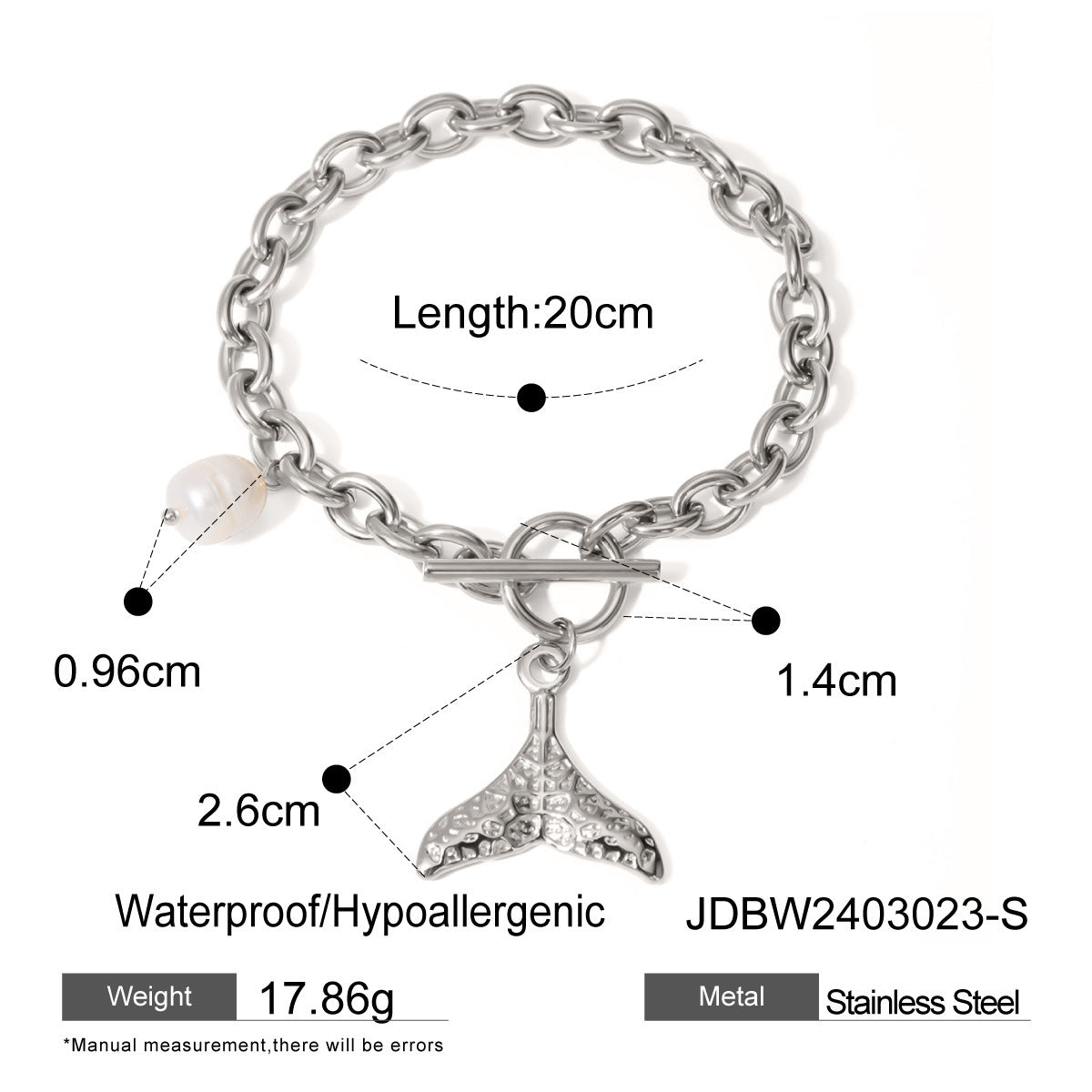 Stainless Steel Starfish Beach Bracelet for Women
