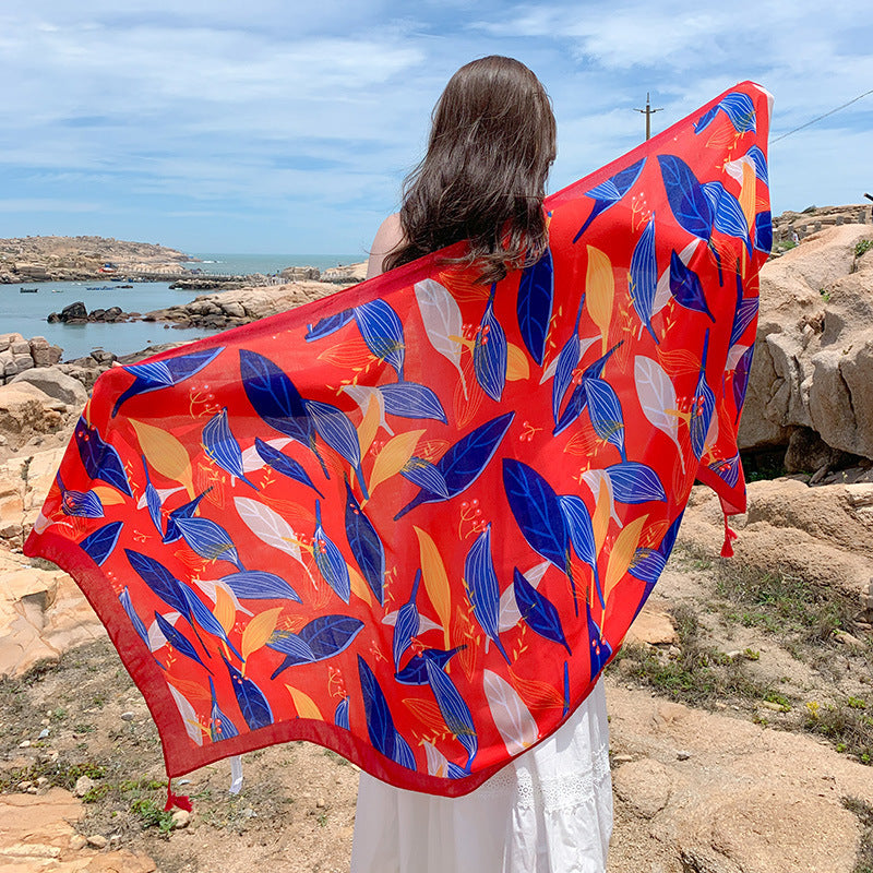 Women's Ethnic-Style Thin Oversized Scarf/Shawl