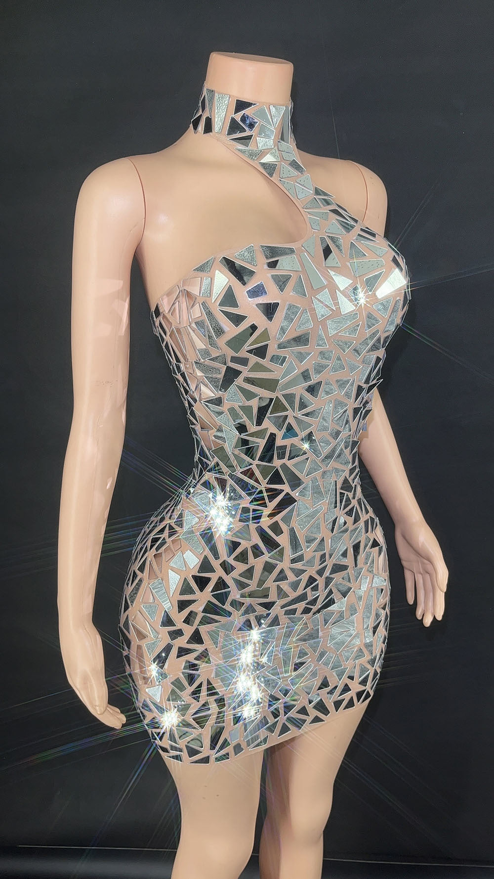 Sequin Gauze Party Evening Dress