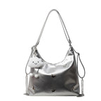 Women's Large Designer Leather Crossbody Shoulder Bag