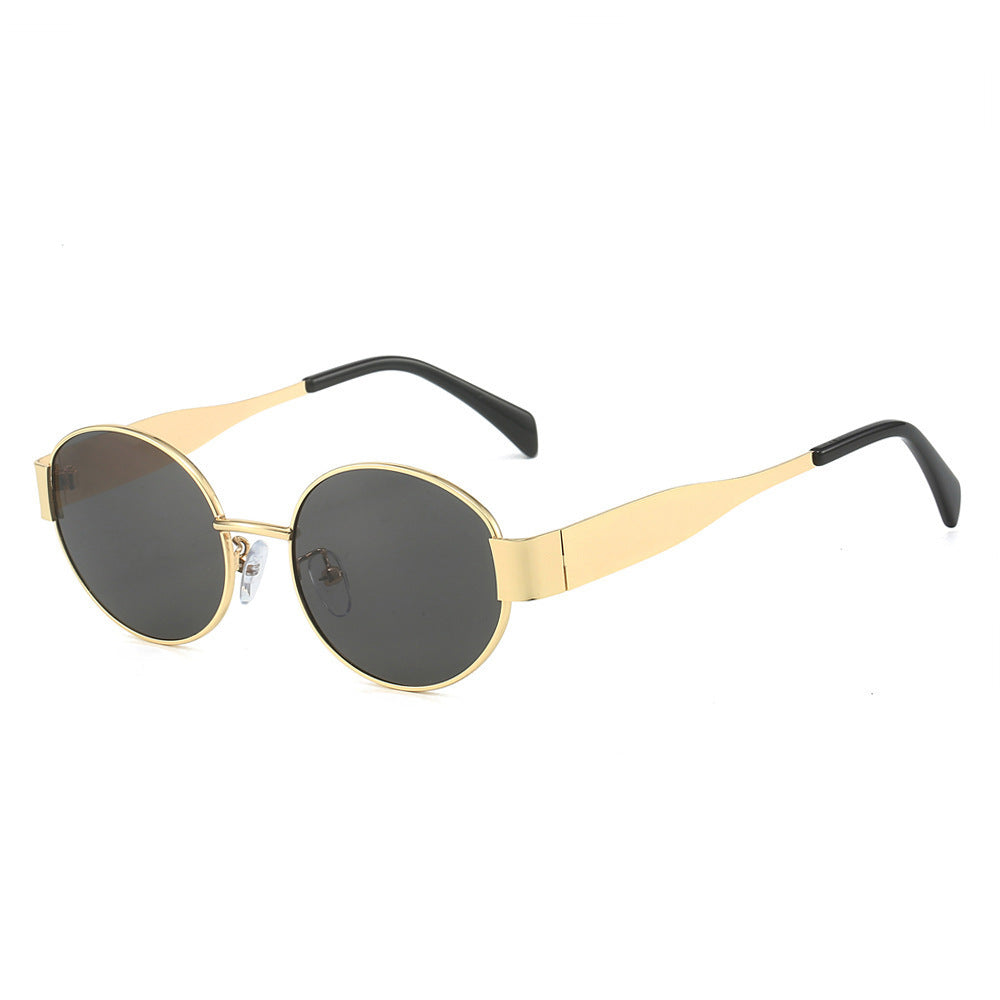 Women's Fashion Retro Oval Sunglasses