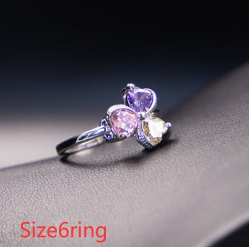 Clover Zircon Jewelry Set for Women