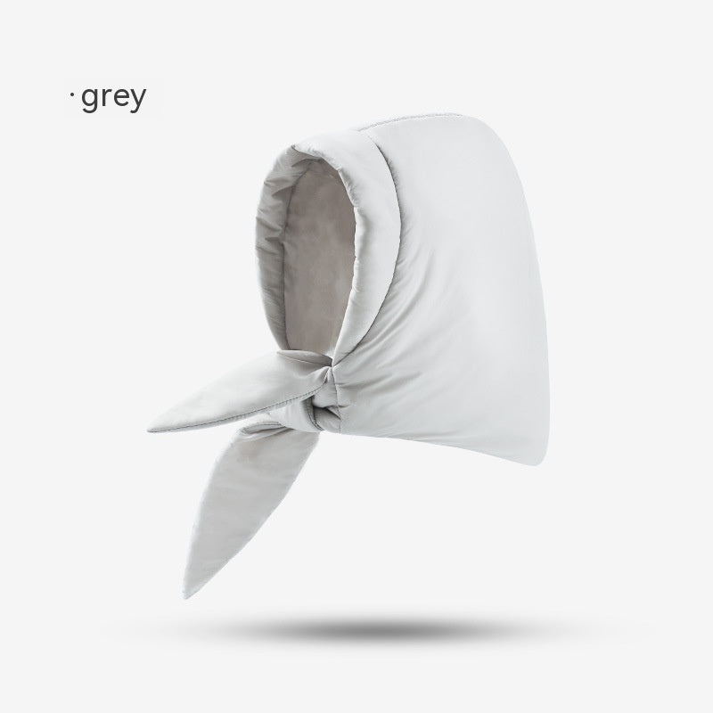 Women's Down Plush Winter Hat – Windproof, Waterproof, Ear-Protective, Warm Cycling Cap