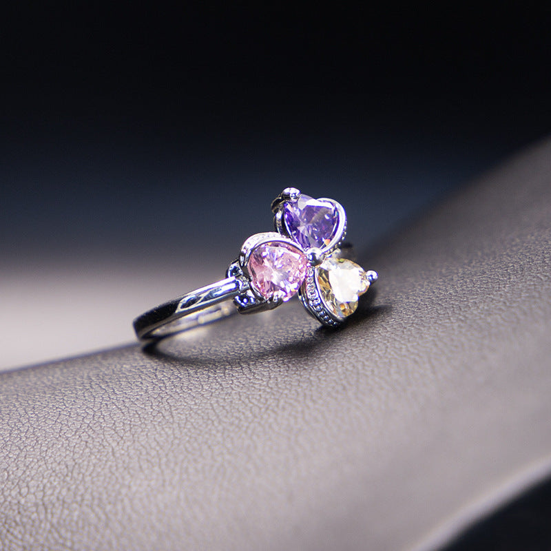 Clover Zircon Jewelry Set for Women