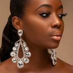 Fashion Rhinestone Earrings Women